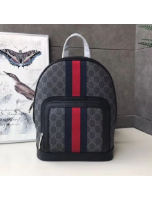 Gucci Small GG Supreme Black Backpack 598102 2020