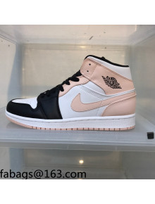 Nike Air Jordan AJ1 Mid-top Sneakers Pink/Black 2021 112377