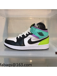 Nike Air Jordan AJ1 Mid-top Sneakers Multicolor 2021 112381
