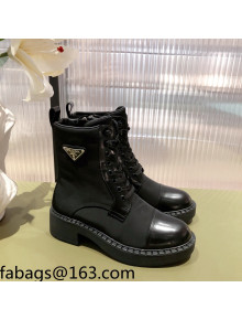 Prada Nylon Ankle Boots Black 2021 112388