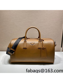 Prada Saffiano Leather Travel Bag 2VC018 Cinamon Brown 2021 