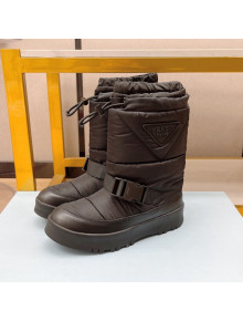 Prada Nylon Gabardine Boots All Black 2021 