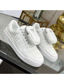 Prada x Adidas Silky Calfskin Sneakers with Pouch White 2022 89