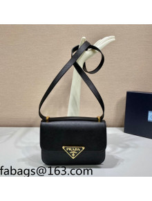 Prada Saffiano Leather Shoulder Bag 1BD320 Black 2022