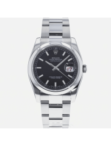 SUPER QUALITY – Rolex Datejust 116200 – Men: Dial Color – Black, Bracelet - Stainless Steel, Case Size – 36mm, Max. Wrist Size - 7 inches