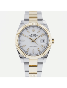 SUPER QUALITY – Rolex Datejust 126333 – Men: Dial Color – White, Bracelet - Yellow Gold Plated, Stainless Steel, Case Size – 41mm, Max. Wrist Size - 7.25 inches