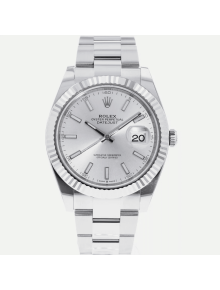 SUPER QUALITY – Rolex Datejust 126334 – Men: Dial Color – Silver, Bracelet - Stainless Steel, Case Size – 41mm, Max. Wrist Size - 7.25 inches