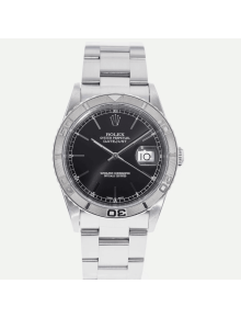 SUPER QUALITY – Rolex Datejust Turn-O-Graph 16264 – Men: Dial Color – Black, Bracelet - Stainless Steel, Case Size – 36mm, Max. Wrist Size - 6.75 inches