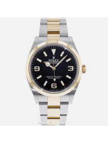 SUPER QUALITY – Rolex Explorer 124273 – Men: Dial Color – Black, Bracelet - Yellow Gold Plated, Stainless Steel, Case Size – 36mm, Max. Wrist Size - 7 inches