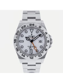 SUPER QUALITY – Rolex Explorer II 226570 – Men: Dial Color – White, Bracelet - Stainless Steel, Case Size – 42mm, Max. Wrist Size - 7 inches