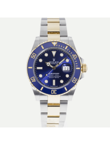 SUPER QUALITY – Rolex Submariner 126613 – Men: Dial Color – Blue, Bracelet - Yellow Gold Plated, Stainless Steel, Case Size – 41mm, Max. Wrist Size - 7.75 inches