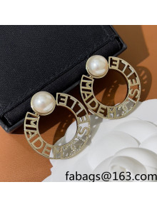 Chanel Hoop Earrings 2022 040210