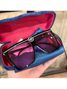 Gucci Sunglasses GG0733 Purple 2022  