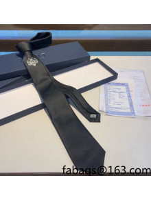Dior Bee Silk Tie Black 2022 0310101
