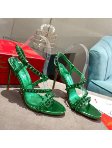 Christian Louboutin Neon High Heel Sandals 10cm Green 2022 032835