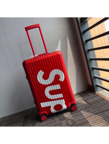 Rimowa x Supreme Luggage 20/22/26/30inches Red 2021