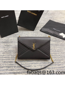 Saint Laurent Gaby Chain bag in Vintage Lambskin 668864 Black/Gold 2022