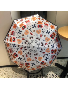 Chanel Umbrella White 2022 24