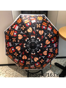 Chanel Umbrella Black 2022 25