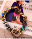 Louis Vuitton Chain Links Patches Bracelet 2021 57
