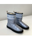 Dior Oblique Snow Ankle Boots Iridescent Blue 2021 15