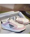 Prada District Leather Sneakers White/Pink 2021 20