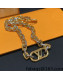 Louis Vuitton Chain Necklace Silver/Gold 2022 32