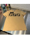 Fendi Cotton T-Shirt Khaki 2022 09