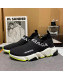 Balenciaga Speed Knit Sock Boot Sneaker Black/Yellow 2021 05304