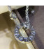 Cartier White Gold Nologo Love Necklace with Diamonds 01