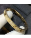 Cartier Yellow Gold Nologo Love Bracelet with Paved Diamonds, Classic 05