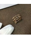 Cartier Pink Gold Nologo Juste un Clou Ring with Paved Diamonds 11