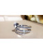 Cartier White Gold Nologo Juste un Clou Ring with Paved Diamonds 11
