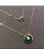 Cartier Nologo Amulette de Necklace , XS Model Green 08