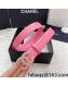 Chanel Calfskin Belt 3cm with Crystal Chain CC Buckle Pink 2022 96