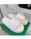 Bottega Veneta Resort Sponge Towel Slides Sandals White 2022 032179