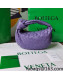 Bottega Veneta Mini BV Jodie Hobo Bag in Woven Lambskin Lavender Purple 2021