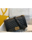 Chanel Quilted Caviar-Grained Calfskin Medium Boy Flap Bag A67085 Black/Gold Yellow 2021