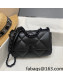 Chanel 19 Lambskin Small 26cm Flap Bag AS1160 All Black 2021 34