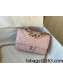 Chanel Lambskin Wallet on Plexi Chain WOC AP2377 Pink 2021