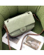 Chanel Wax Calfskin Vintage Flap Bag Green/Brown 2021 61