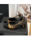 Chanel Slingback Pumps 6.5cm G31318 Black/Gold 2022 06