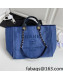 Chanel Deauville Canvas Medium Shopping Bag A67001 Denim Blue 2022  