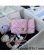 Chanel Tweed Mini Flap Bag A01116 Light Pink/White 2022