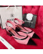 Chanel Lambskin & Patent Calfskin Open Shoe/Pumps 6cm G38846 Pink/Black 2022