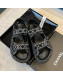 Chanel Crystal Strap Sandals G35927 Black 2022 032212