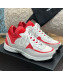 Chanel Knit and Suede Sneakers G38750 Red 2022 032516