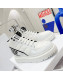 Dior D-Player Boot Sneakers in Quilted Nylon White/Black 2021 34