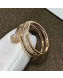 Cartier Pink Gold Nologo Juste un Clou Ring with Paved Diamonds 11
