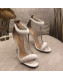 Gianvito Rossi Leather Heel Sandals 7.5/10.5cm White 2021 78